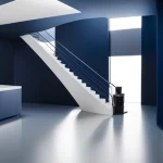 Immagine di intestazione con tonalità scura di blu
